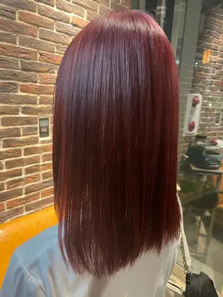ミディアム カラー Hair salon 6所属・照井 奈保子のヘアスタイル