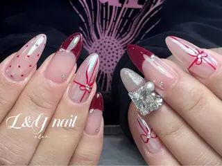 ネイル L&Y Nail🎀 思雪のネイルデザイン