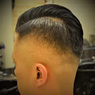 ショート メンズ 高野浩平/フェード ツイストスパイラルのヘアスタイル