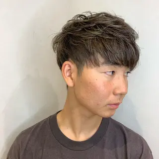 ショート カラー メンズ Vir by browのヘアスタイル