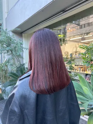 ミディアム カラー TSUBAME HAIR所属・Yuzu .のヘアスタイル