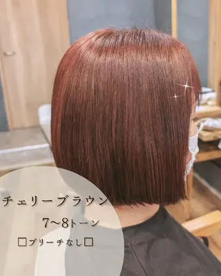 ミディアム カラー ちゅる髪💛キュート ✧亜美︎✧我孫子のヘアスタイル