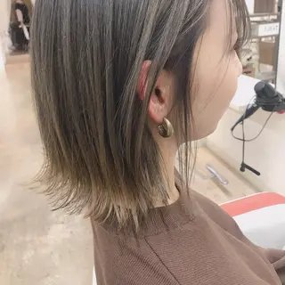 ミディアム カラー beauty: beast 大名店のヘアスタイル