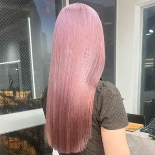 セミロング カラー ハイトーン ayane💖のヘアスタイル