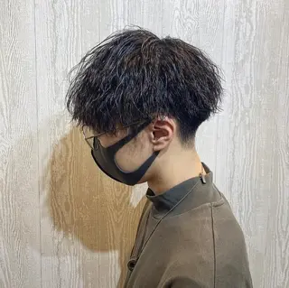 ショート パーマ メンズ TELA  HAIR 土浦所属・TELA HAIR 副代表　岡田のヘアスタイル