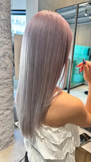 ロング カラー ながたに あやか🎀のヘアスタイル