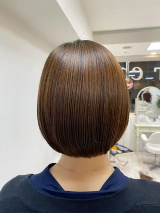 ショート ⭐️透明感カラー/ パーマ⭐️宮野翔のヘアスタイル