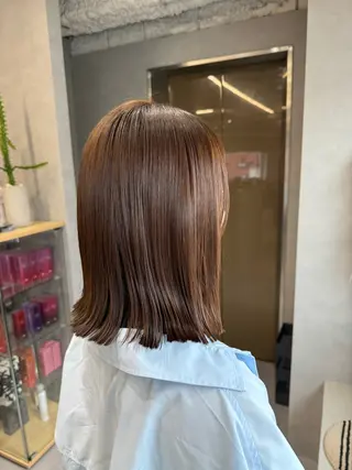 カラー SOL by shes 梅田茶屋町所属・NAO/ 髪質改善/艶カラーのヘアスタイル