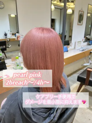 ミディアム カラー Kana 🍋 ハイトーン【高円寺】のヘアスタイル