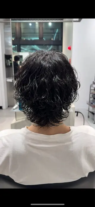 ミディアム パーマ メンズ fifth /鈴木あづさのヘアスタイル