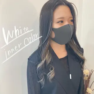 ミディアム カラー お洒落パーマ/ 艶カラー/michiのヘアスタイル