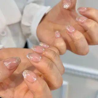 ネイル 🎀チーク/ちゅるん 🫧chisa🎀のネイルデザイン