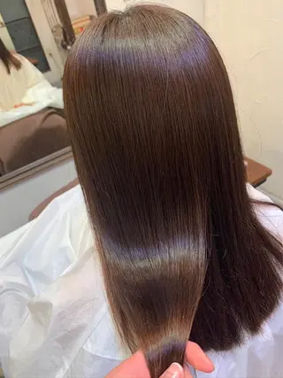 セミロング 赤木蓮/メンズ特化 パーマ/ハイトーンのヘアスタイル