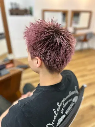 カラー 原 夢歩のヘアスタイル