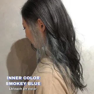 ロング カラー CLUTCH天王寺 西藤遥河のヘアスタイル