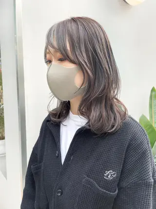 ミディアム カラー HIROKI ” stylistのヘアスタイル