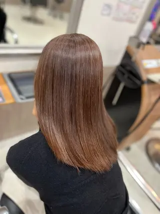 カラー 艶髪🥣透明感カラー 🫧前田奈津実のヘアスタイル