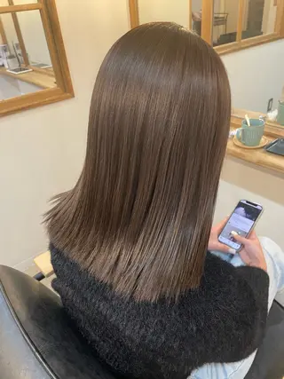 ミディアム カラー Matsubara asuka  ☪︎のヘアスタイル