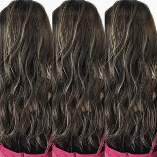 ロング カラー LUSTRE クロサワのヘアスタイル