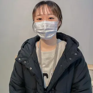 ショート カラー パーマ* 顔まわり似合わせのヘアスタイル