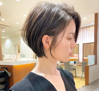 ショート Lond mare 天神大名店所属・時短×ショートボブ 💡ウメダナオヤ💡のヘアスタイル