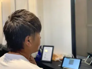 ショート カラー メンズ 川村 綾のヘアスタイル