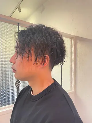 パーマ メンズ Men's hair salon First 中百舌鳥店所属・First なかもず 店 YUKIのヘアスタイル
