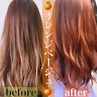 セミロング カラー FRAME+spa&hair roomなんば駅前店所属・🌸MAYU🌸 ハイトーン➕レイヤーのヘアスタイル