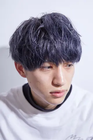 ミディアム カラー メンズ LAVIE NEW STANDARD BARBER 秋葉原/神田店所属・LAVIE 秋葉原店のヘアスタイル
