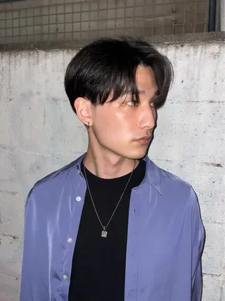 セミロング 渋谷 ミモザワークス タニグチヨシユキのヘアスタイル
