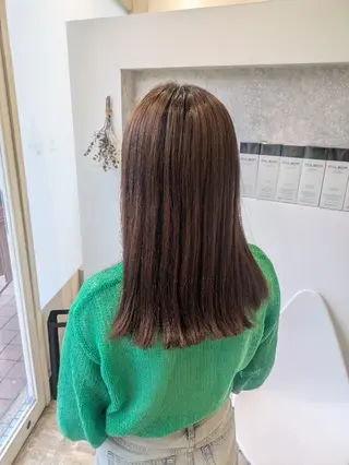 ロング MignonS所属・森下 栞奈のヘアスタイル