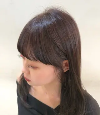 ミディアム カラー 🪐レイヤー/ボブ/ 艶髪/加野彩果🪐のヘアスタイル