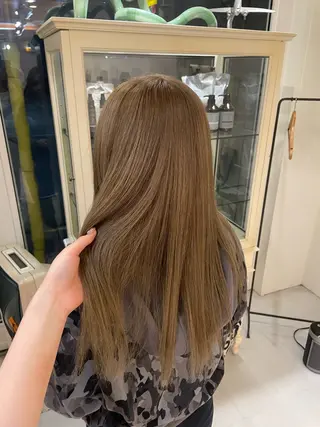 セミロング ticktock airline所属・永田 茉莉花のヘアスタイル