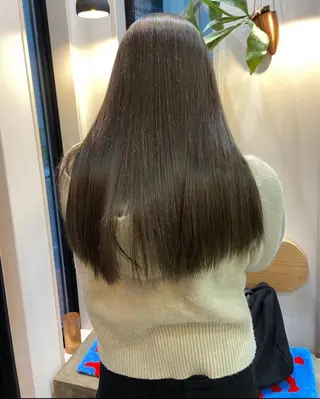 ロング 藤山大地/髪質改善 /透明感/ブリーチのヘアスタイル