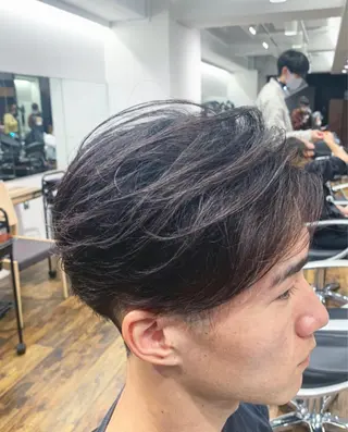 ショート メンズ 髪質改善/縮毛矯正/ 超高濃度水素ケアのヘアスタイル