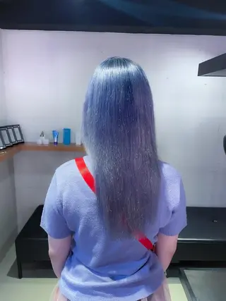 ロング カラー 🐺ウルフオタク🐺 ハイトーン/moeのヘアスタイル