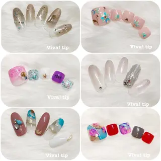 ネイル Viva!tip所属・Viva!tip ビバティップネイルのネイルデザイン