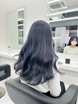 セミロング カラー ヘアアレンジ 🫧暗髪/ハイトーン 🫧RYUTA🫧のヘアスタイル