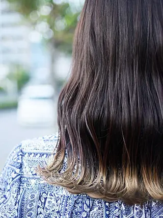 カラー セミロング Atem ☀️大町店のヘアスタイル