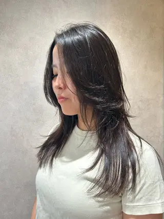 ミディアム ayano🍒パーマ 暖色カラーのヘアスタイル