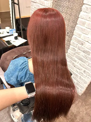 ロング カラー 🦄🩵YUNA 🩵🦄のヘアスタイル