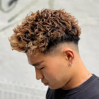 ショート パーマ メンズ 梅田/メンズ専門 ／加地光尊のヘアスタイル