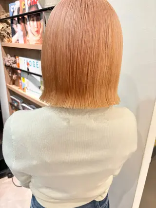 ショート モテ髪🫧赤み消し カラー表参道きょうこのヘアスタイル