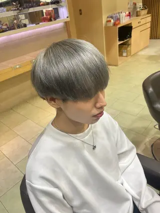 カラー メンズ 🦋女子ウケメンズ パーマYUI🦋のヘアスタイル