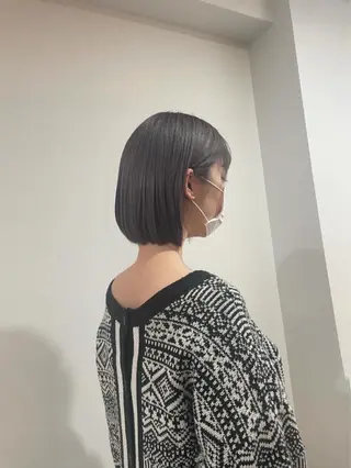 ミディアム カラー Agu hair dio 熊本上通所属・西田 美桜のヘアスタイル