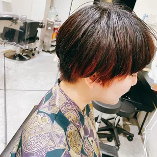 ショート カラー 丸尾 沙弥香のヘアスタイル