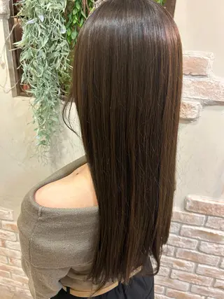 ロング ブリーチなしカラー 野々花🩰のヘアスタイル