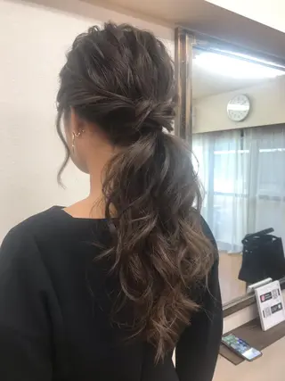 ロング ヘアアレンジ 加藤 圭悟のヘアスタイル