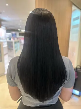ロング カラー 艶質改善/縮毛矯正 ササキナツミのヘアスタイル