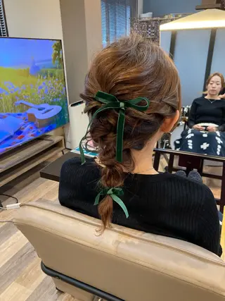 ミディアム 中野 紹江のヘアスタイル